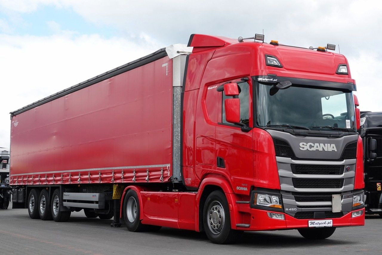 Scania R 450 / OPONY 100% / 2021 ROK / ZESTAW / FIRANKA - Vilkikas: foto 4 Scania R 450 / OPONY 100% / 2021 ROK / ZESTAW / FIRANKA - Vilkikas: foto 4