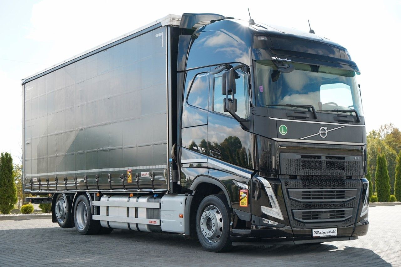 Volvo FH 500 / I-SAVE / TANDEM PRZEJAZDOWY / 2023 / K - Tentinis sunkvežimis: foto 1 Volvo FH 500 / I-SAVE / TANDEM PRZEJAZDOWY / 2023 / K - Tentinis sunkvežimis: foto 1