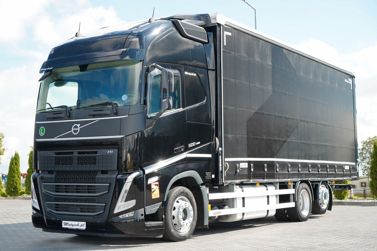 Volvo FH 500 / I-SAVE / TANDEM PRZEJAZDOWY / 2023 / K - Tentinis sunkvežimis: foto 3 Volvo FH 500 / I-SAVE / TANDEM PRZEJAZDOWY / 2023 / K - Tentinis sunkvežimis: foto 3