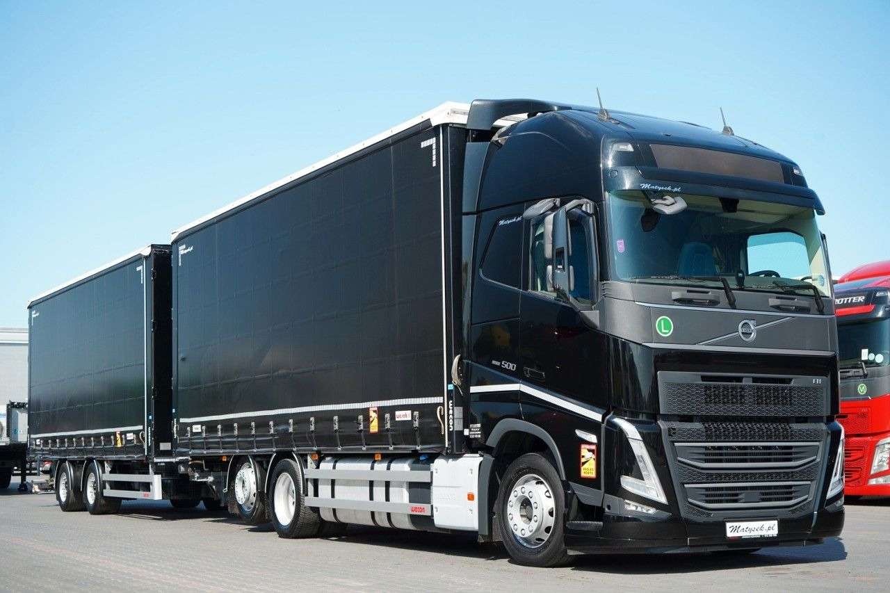 Volvo FH 500 / I-SAVE / XL / ZESTAW TANDEM PRZEJAZDOWY - Tentinis sunkvežimis: foto 1 Volvo FH 500 / I-SAVE / XL / ZESTAW TANDEM PRZEJAZDOWY - Tentinis sunkvežimis: foto 1