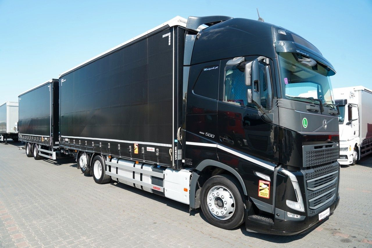 Volvo FH 500 / I-SAVE / XL / ZESTAW TANDEM PRZEJAZDOWY - Tentinis sunkvežimis: foto 5 Volvo FH 500 / I-SAVE / XL / ZESTAW TANDEM PRZEJAZDOWY - Tentinis sunkvežimis: foto 5