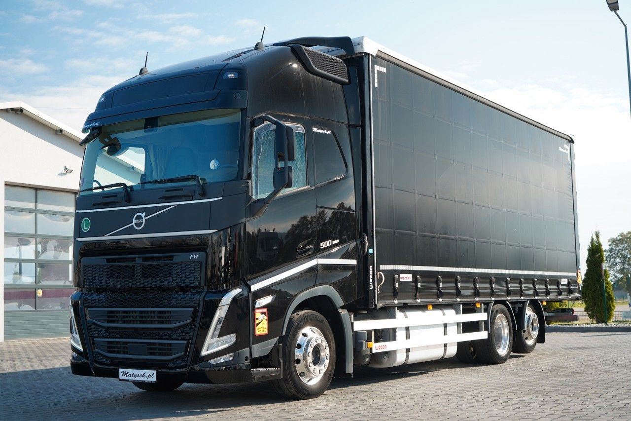 Volvo FH 500 / MEGA / ZESTAW TANDEM PRZEJAZDOWY 120 M3 - Tentinis sunkvežimis: foto 1 Volvo FH 500 / MEGA / ZESTAW TANDEM PRZEJAZDOWY 120 M3 - Tentinis sunkvežimis: foto 1