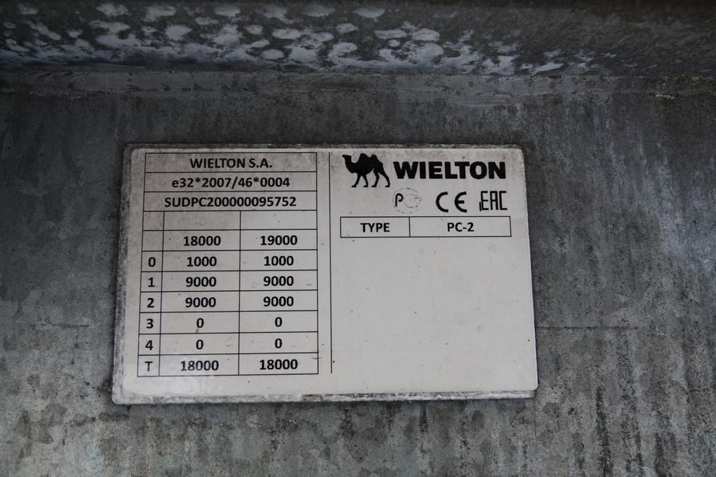Tentinė priekaba Wecon PRZYCZEPA - 7,7 M / TANDEM / PRZEJAZDOWA / 2022: foto 19