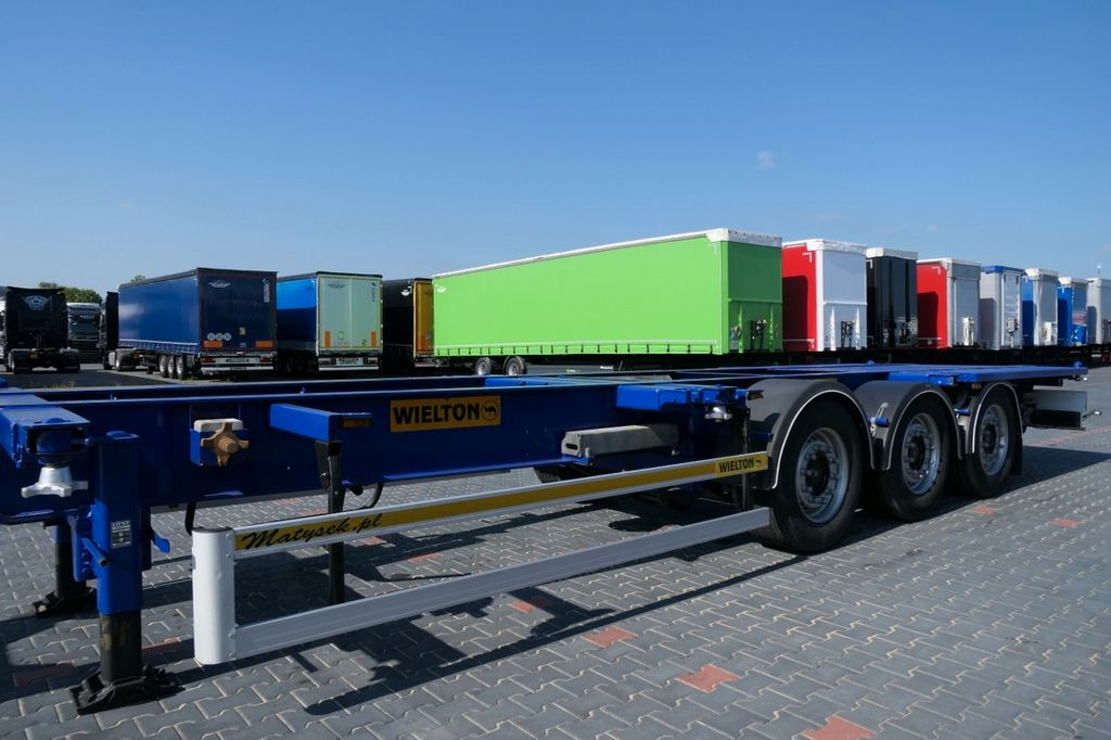 Konteineris-vežimus/ Sukeisti kūną puspriekabė Wielton CHASISS / FOR CONTAINERS / LIFTED AXLE / SAF /: foto 12