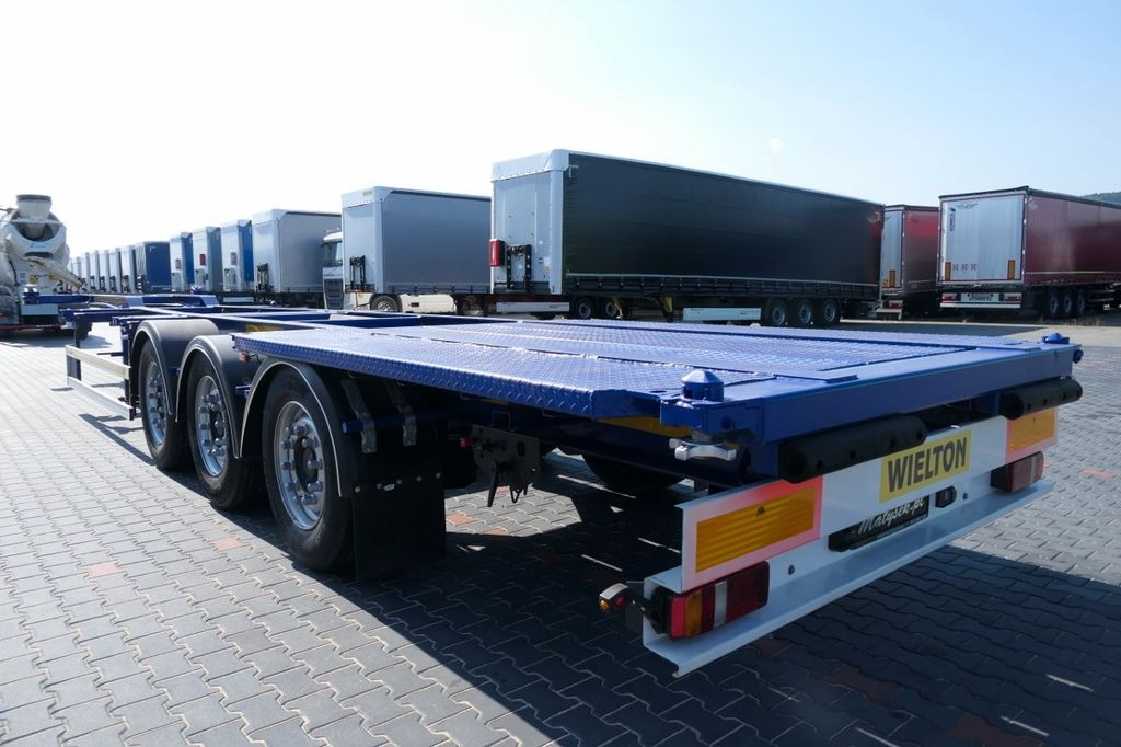 Konteineris-vežimus/ Sukeisti kūną puspriekabė Wielton CHASISS / FOR CONTAINERS / LIFTED AXLE / SAF /: foto 10