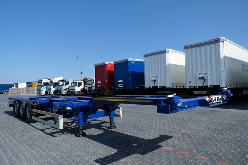 Konteineris-vežimus/ Sukeisti kūną puspriekabė Wielton CHASISS / FOR CONTAINERS / LIFTED AXLE / SAF /: foto 8
