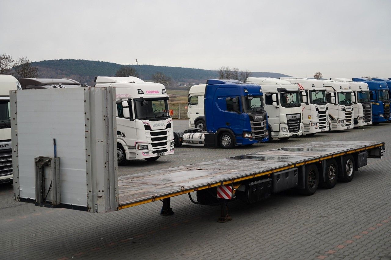 ZASŁAW PLATFORMA NISKOPODWOZIOWA + HAKI PODKONTENERY - Platforminė/ Bortinė puspriekabė: foto 4 ZASŁAW PLATFORMA NISKOPODWOZIOWA + HAKI PODKONTENERY - Platforminė/ Bortinė puspriekabė: foto 4