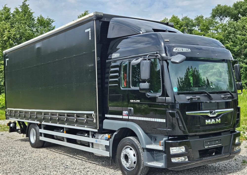 MAN TGM 15.290 / FIRANKA / 2019R / SPROWADZONY/ 7500 ŁADOWNOŚĆ / 18 PALET / E6 / JAK NOWY / WINDA / - Tentinis sunkvežimis: foto 2 MAN TGM 15.290 / FIRANKA / 2019R / SPROWADZONY/ 7500 ŁADOWNOŚĆ / 18 PALET / E6 / JAK NOWY / WINDA / - Tentinis sunkvežimis: foto 2