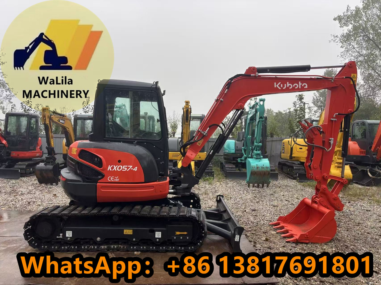 KUBOTA KX057 - Mini ekskavatorius: foto 1 KUBOTA KX057 - Mini ekskavatorius: foto 1