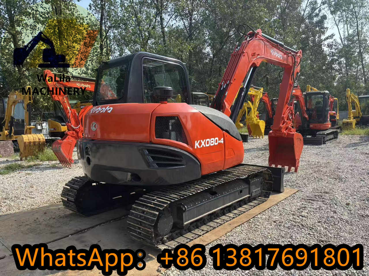 KUBOTA KX080-4 - Mini ekskavatorius: foto 5 KUBOTA KX080-4 - Mini ekskavatorius: foto 5