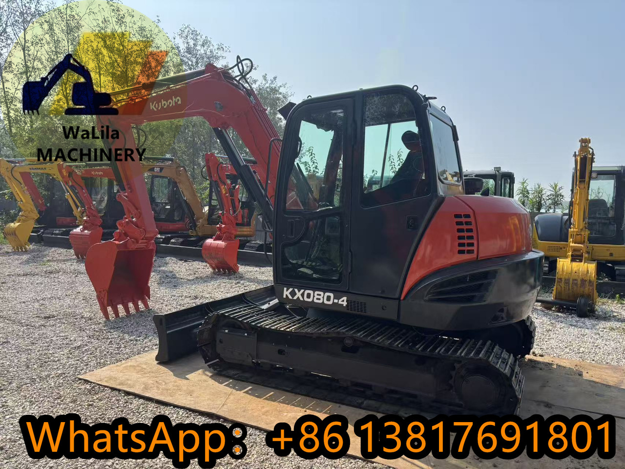KUBOTA KX080-4 - Mini ekskavatorius: foto 4 KUBOTA KX080-4 - Mini ekskavatorius: foto 4