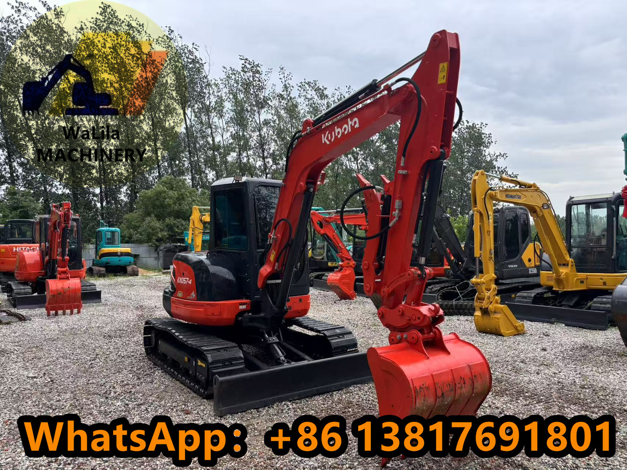 KUBOTA Kubota KX057 Thumb Clip Version - Mini ekskavatorius: foto 5 KUBOTA Kubota KX057 Thumb Clip Version - Mini ekskavatorius: foto 5