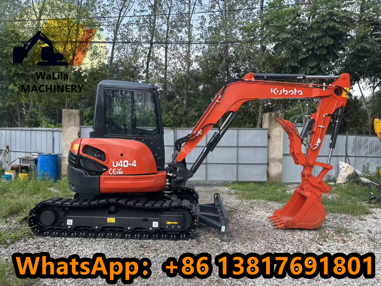 KUBOTA U40 - Mini ekskavatorius: foto 1 KUBOTA U40 - Mini ekskavatorius: foto 1