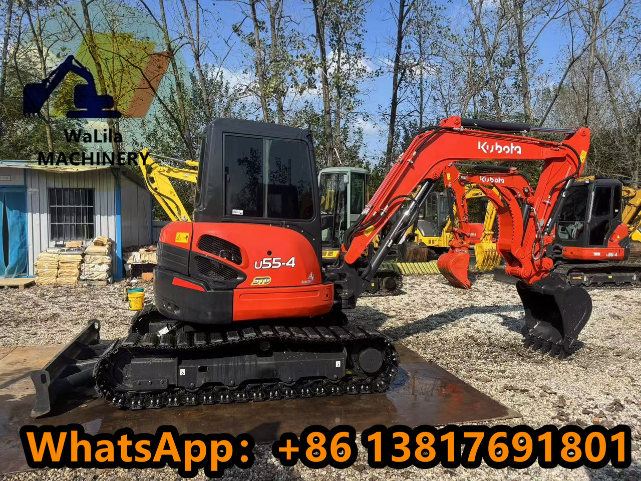 KUBOTA U55-4 - Mini ekskavatorius: foto 1 KUBOTA U55-4 - Mini ekskavatorius: foto 1