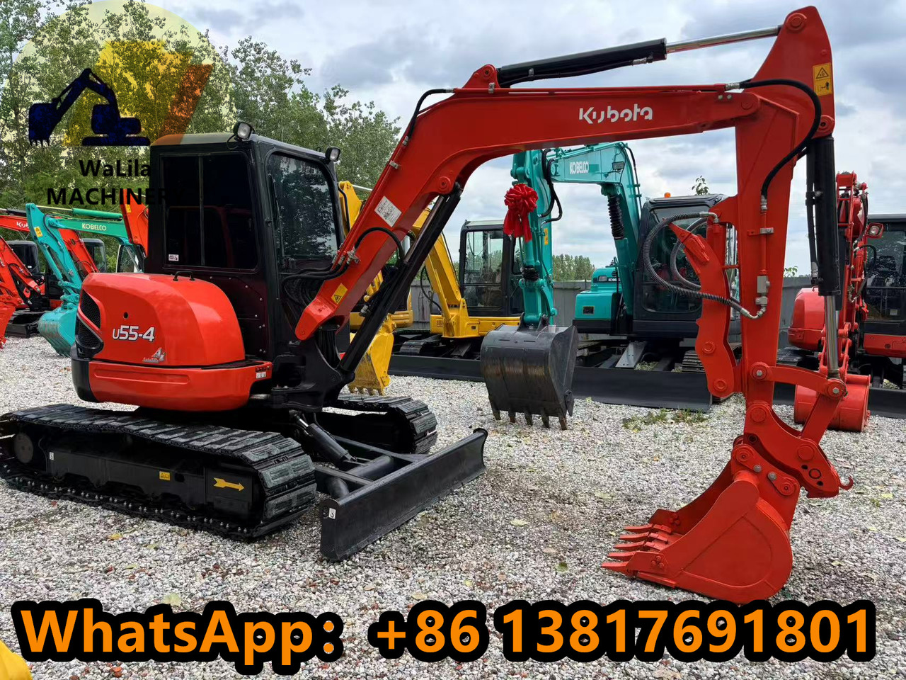 KUBOTA U55 - Mini ekskavatorius: foto 1 KUBOTA U55 - Mini ekskavatorius: foto 1
