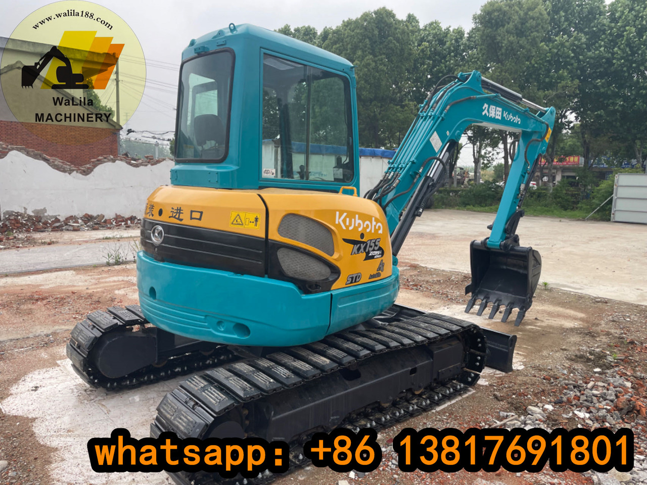 Mini ekskavatorius Kubota KX 155 Kubota 155  U55 excavator[ BEST]: foto 8