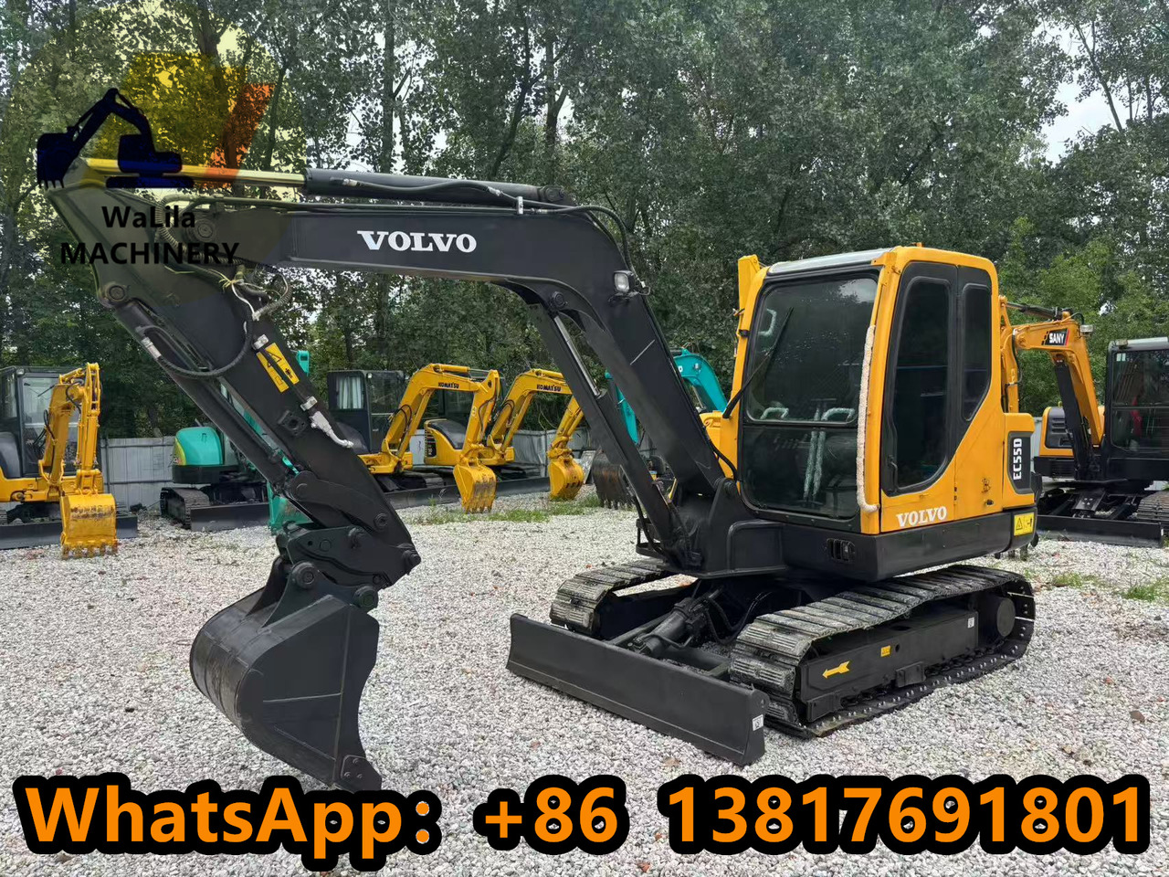 Volvo EC55D - Mini ekskavatorius: foto 4 Volvo EC55D - Mini ekskavatorius: foto 4