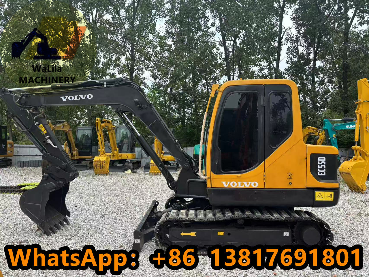 Volvo EC55D - Mini ekskavatorius: foto 2 Volvo EC55D - Mini ekskavatorius: foto 2