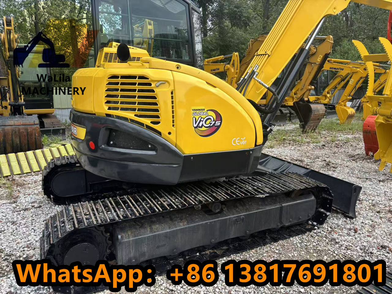 YANMAR VIO 75 - Vikšrinis ekskavatorius: foto 4 YANMAR VIO 75 - Vikšrinis ekskavatorius: foto 4