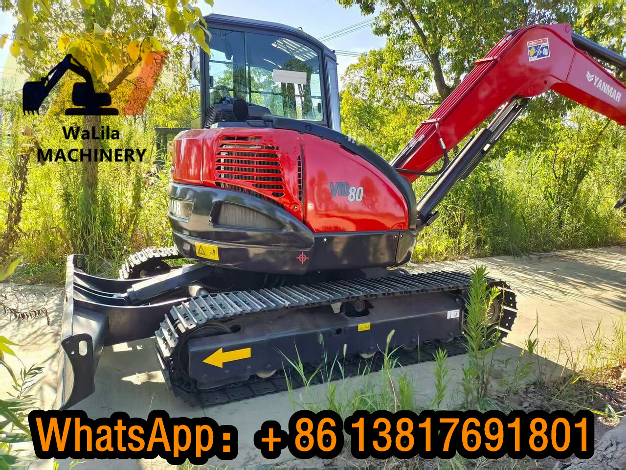 YANMAR VIO80 - Mini ekskavatorius: foto 1 YANMAR VIO80 - Mini ekskavatorius: foto 1