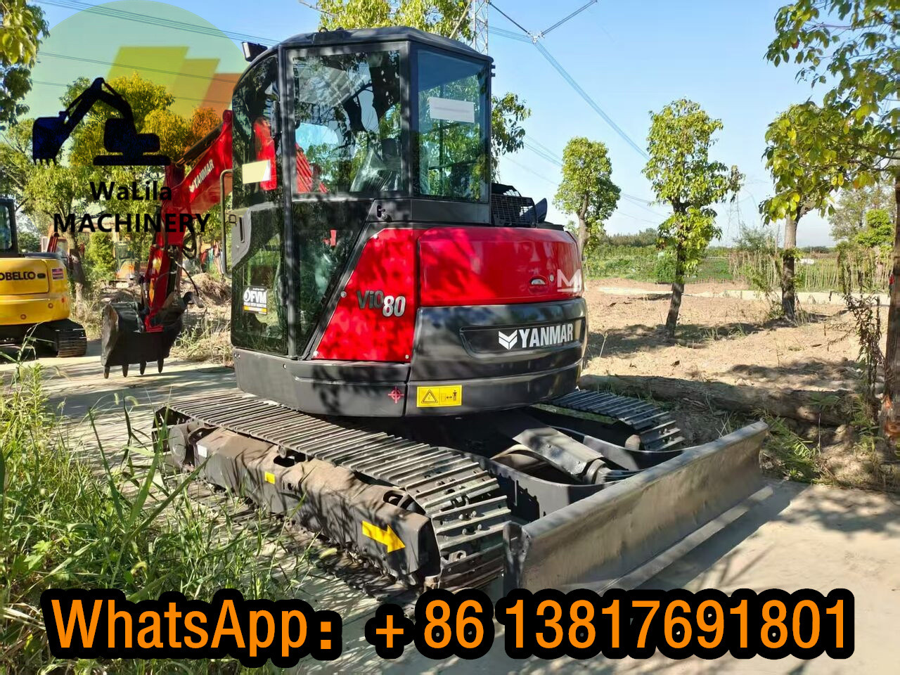 YANMAR VIO80 - Mini ekskavatorius: foto 2 YANMAR VIO80 - Mini ekskavatorius: foto 2