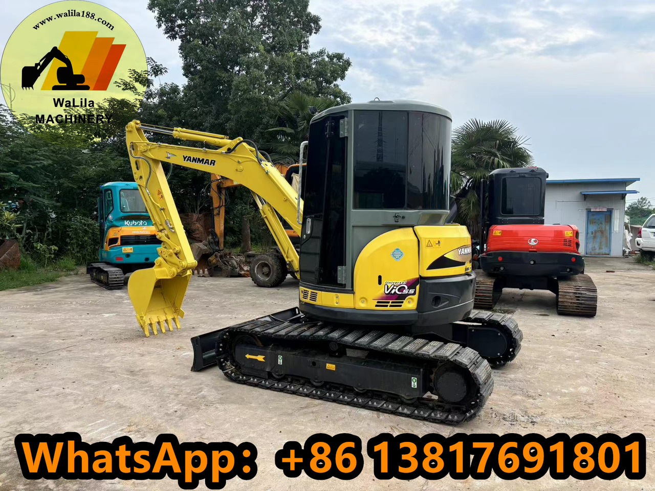 Yanmar Vio 55 Vio55 - Mini ekskavatorius: foto 1 Yanmar Vio 55 Vio55 - Mini ekskavatorius: foto 1