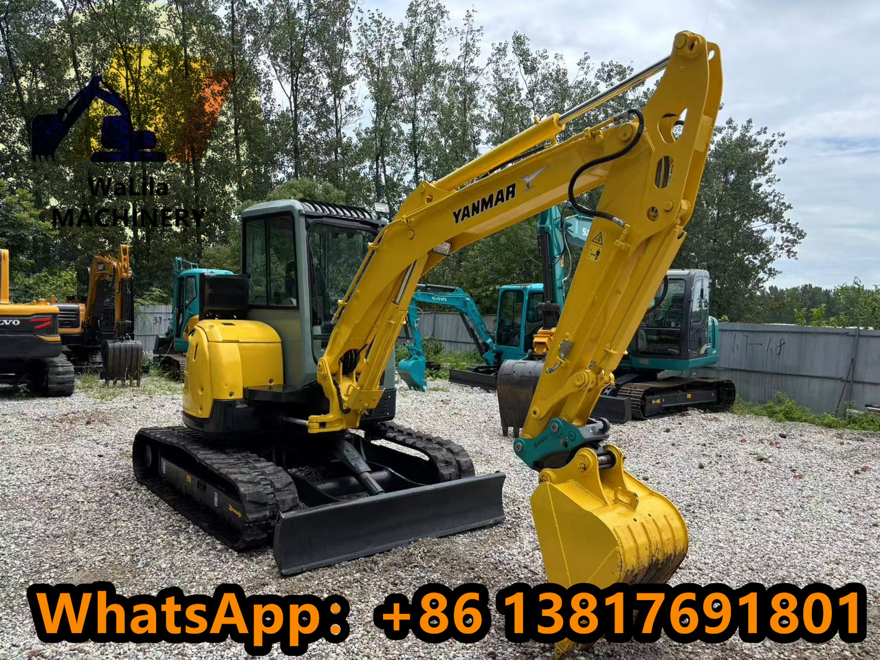 Yanmar Vio 55 Vio55 - Mini ekskavatorius: foto 3 Yanmar Vio 55 Vio55 - Mini ekskavatorius: foto 3