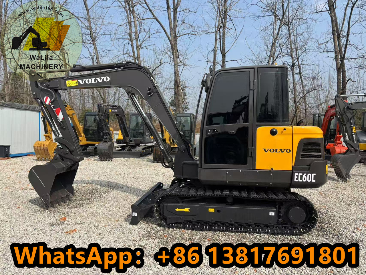 Volvo EC60D - Mini ekskavatorius: foto 1 Volvo EC60D - Mini ekskavatorius: foto 1