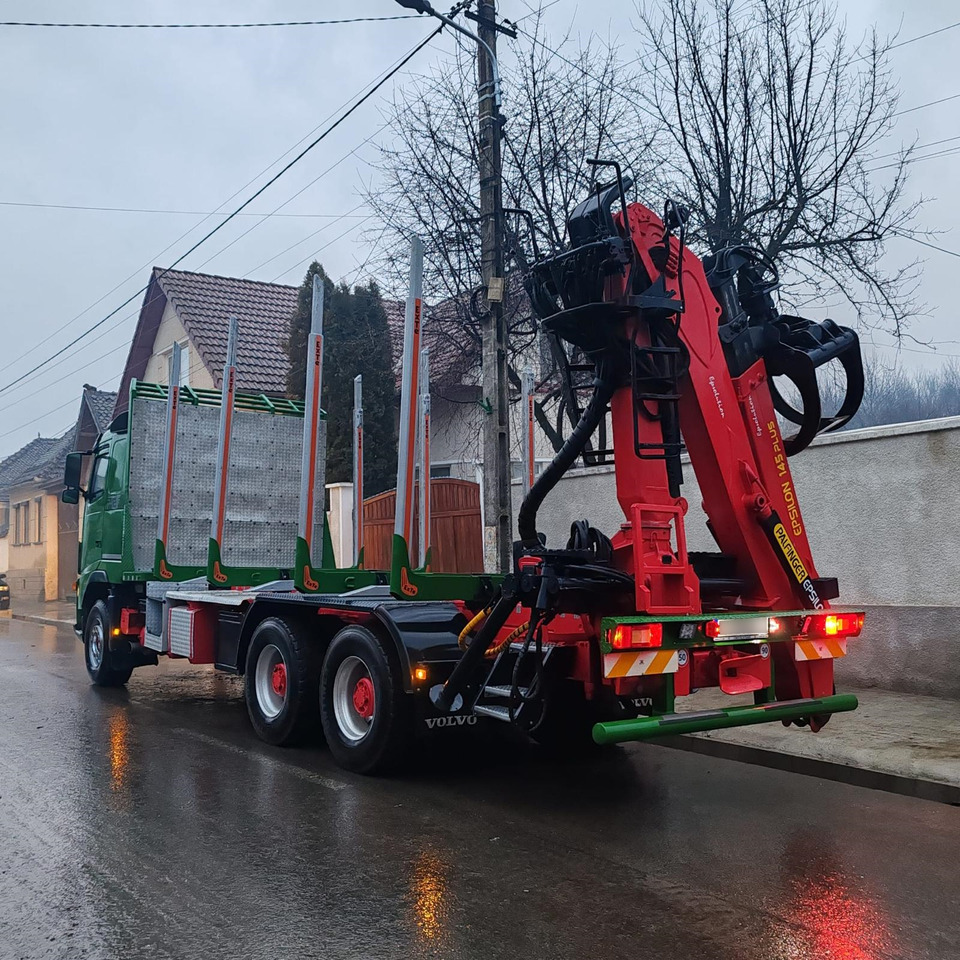 VOLVO FH12 - Miškovežis, Sunkvežimis su kranu: foto 4 VOLVO FH12 - Miškovežis, Sunkvežimis su kranu: foto 4