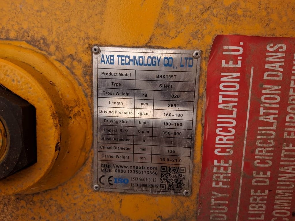 AXB BKR - Hidraulinis kūjis - Statybinė technika: foto 5 AXB BKR - Hidraulinis kūjis - Statybinė technika: foto 5