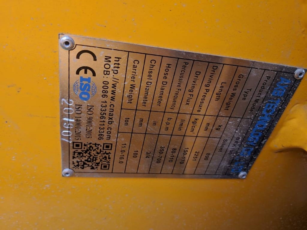 AXB BKR - Hidraulinis kūjis - Statybinė technika: foto 2 AXB BKR - Hidraulinis kūjis - Statybinė technika: foto 2