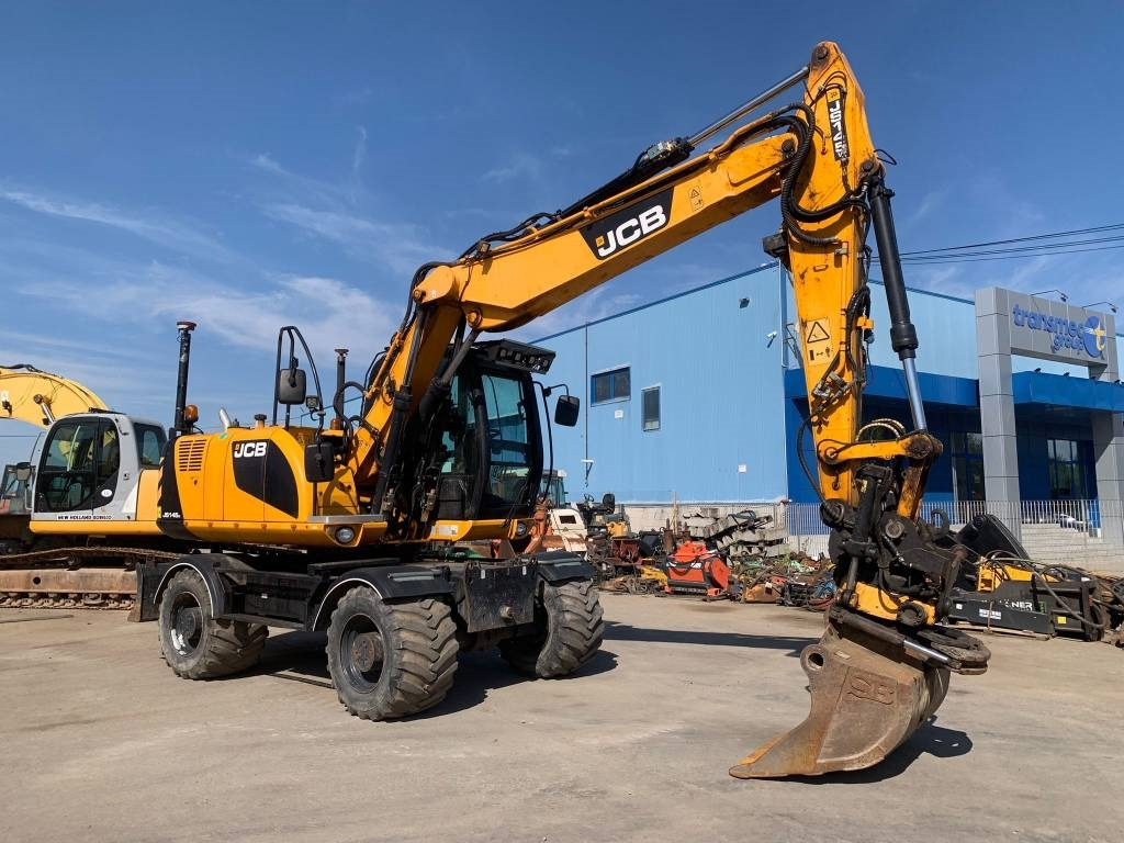 JCB JS 145 W+Engcon Rototilt+Sistem Laser 2D Leica Ico - Ratinis ekskavatorius: foto 2 JCB JS 145 W+Engcon Rototilt+Sistem Laser 2D Leica Ico - Ratinis ekskavatorius: foto 2