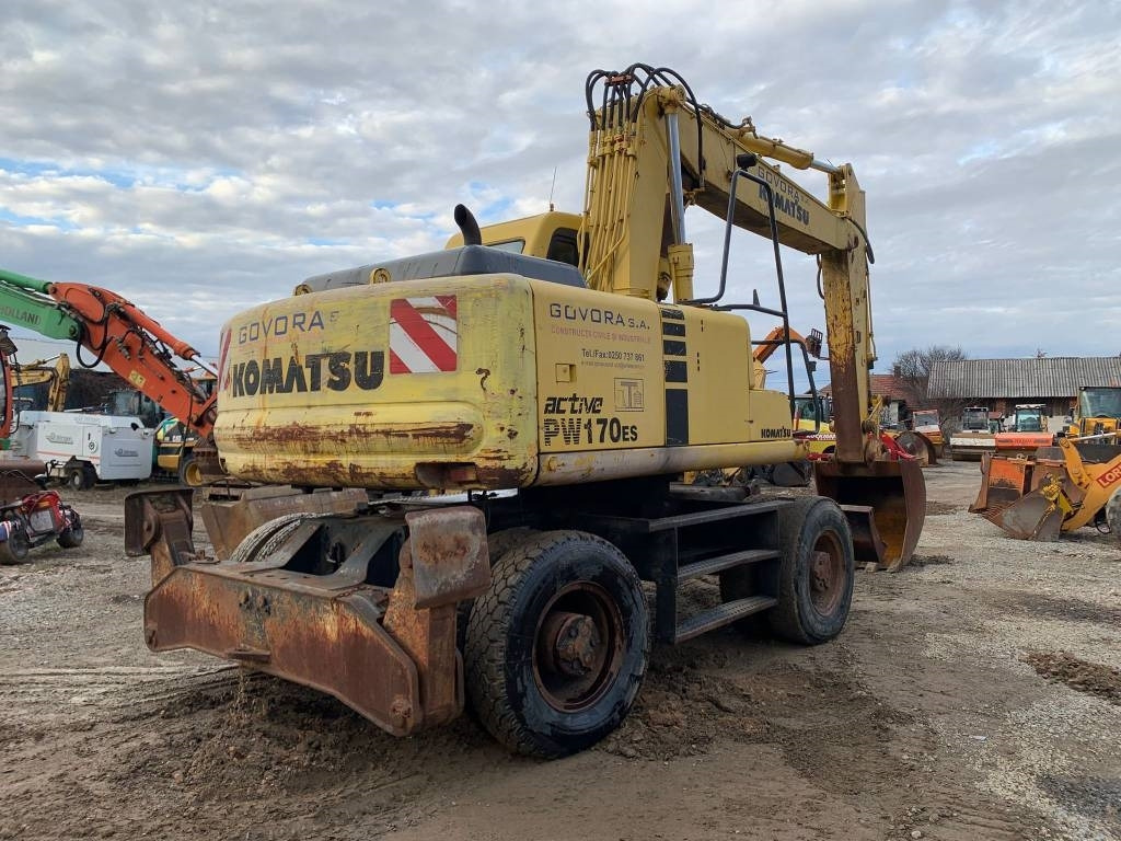 Komatsu PW 170 ES - Ratinis ekskavatorius: foto 4 Komatsu PW 170 ES - Ratinis ekskavatorius: foto 4
