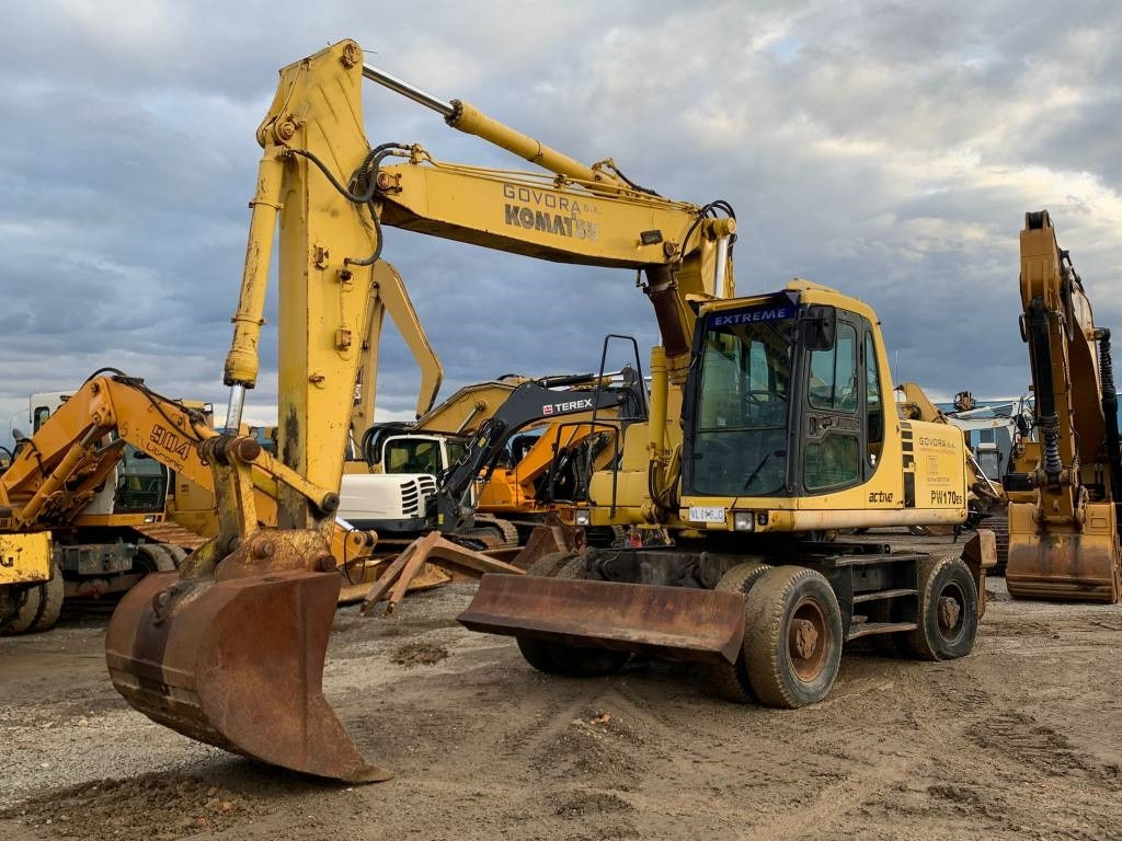 Komatsu PW 170 ES - Ratinis ekskavatorius: foto 1 Komatsu PW 170 ES - Ratinis ekskavatorius: foto 1
