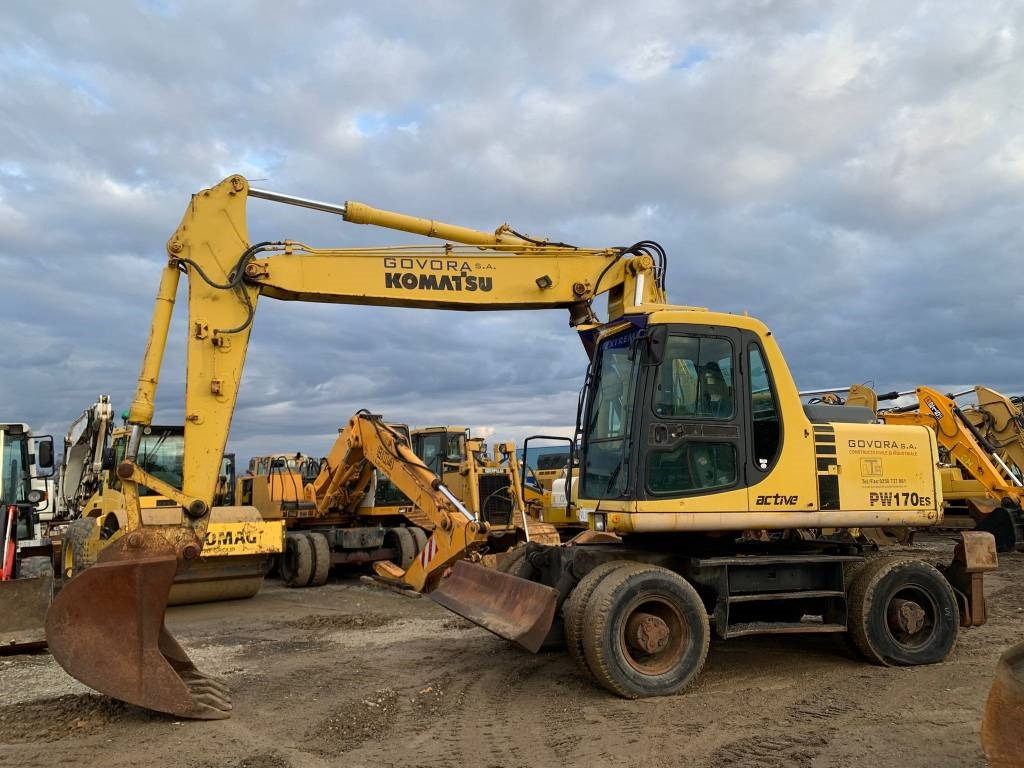 Komatsu PW 170 ES - Ratinis ekskavatorius: foto 2 Komatsu PW 170 ES - Ratinis ekskavatorius: foto 2