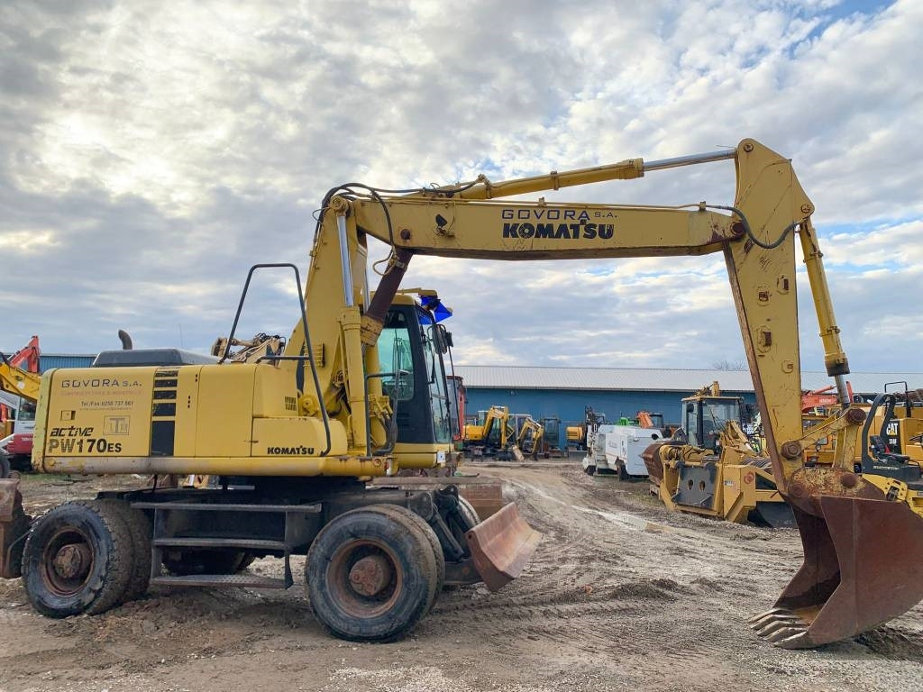 Komatsu PW 170 ES - Ratinis ekskavatorius: foto 5 Komatsu PW 170 ES - Ratinis ekskavatorius: foto 5