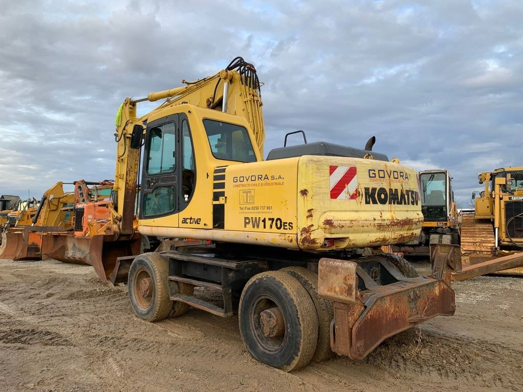 Komatsu PW 170 ES - Ratinis ekskavatorius: foto 3 Komatsu PW 170 ES - Ratinis ekskavatorius: foto 3