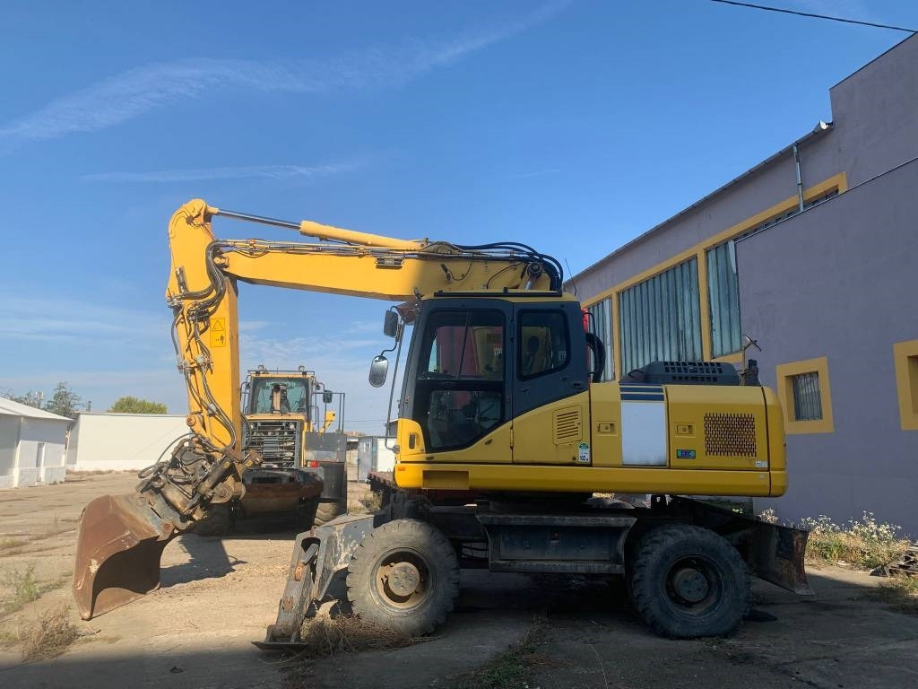 Komatsu PW180-E0+Engcon Rototilt - Ratinis ekskavatorius: foto 2 Komatsu PW180-E0+Engcon Rototilt - Ratinis ekskavatorius: foto 2