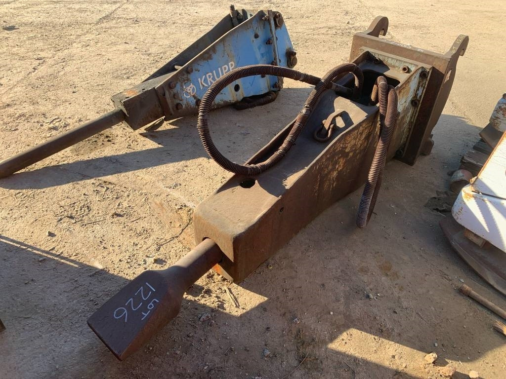 Krupp HM 500 - Hidraulinis kūjis - Statybinė technika: foto 1 Krupp HM 500 - Hidraulinis kūjis - Statybinė technika: foto 1