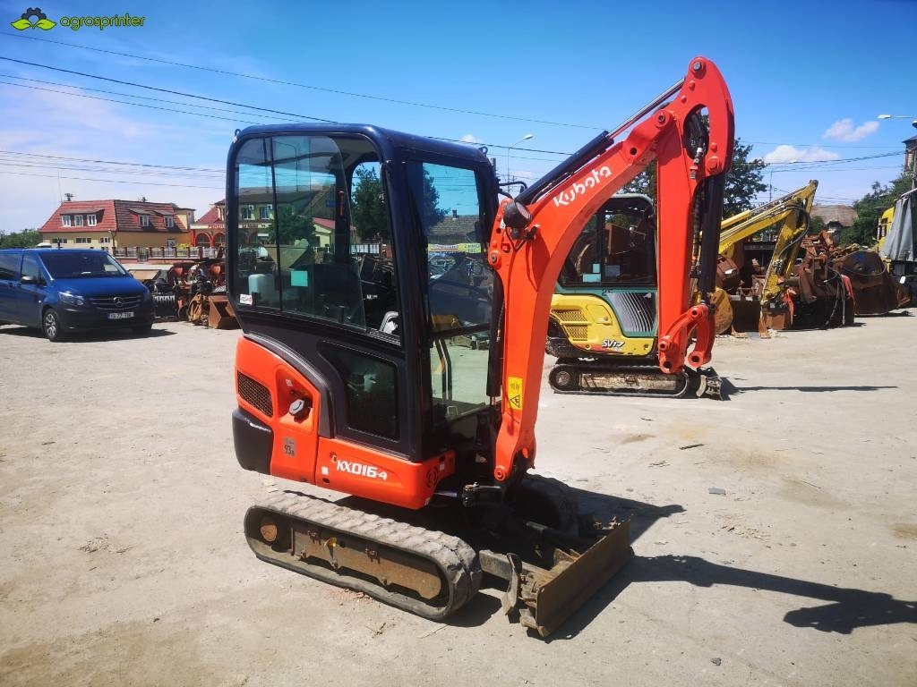 Kubota KX 016-4 - Mini ekskavatorius: foto 1 Kubota KX 016-4 - Mini ekskavatorius: foto 1