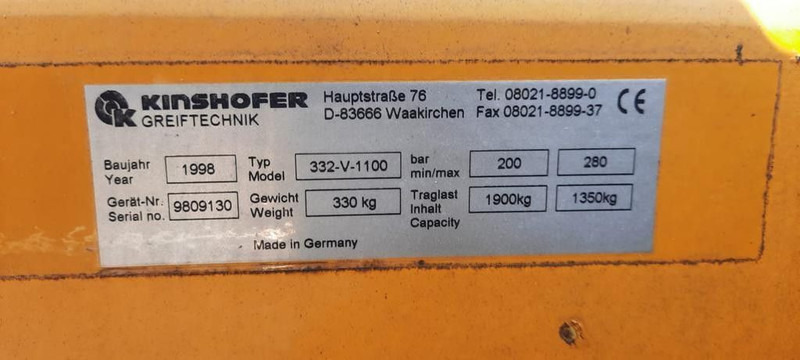 JCB Steinzange Kinshofer - Replės: foto 5 JCB Steinzange Kinshofer - Replės: foto 5