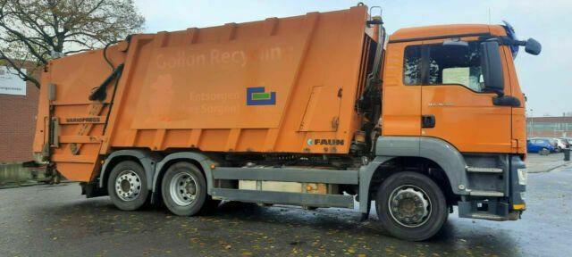 MAN 26.320 Müllwagen Faun Variopress - Šiukšliavežis: foto 5 MAN 26.320 Müllwagen Faun Variopress - Šiukšliavežis: foto 5