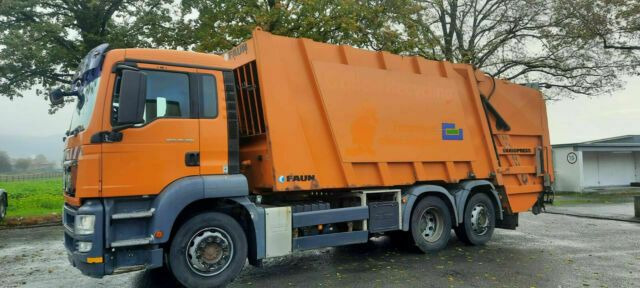 MAN 26.320 Müllwagen Faun Variopress - Šiukšliavežis: foto 2 MAN 26.320 Müllwagen Faun Variopress - Šiukšliavežis: foto 2