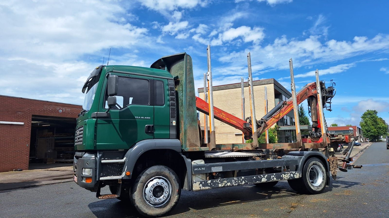 MAN TGA 18.480 Holz LKW - Miškovežis, Sunkvežimis su kranu: foto 3 MAN TGA 18.480 Holz LKW - Miškovežis, Sunkvežimis su kranu: foto 3