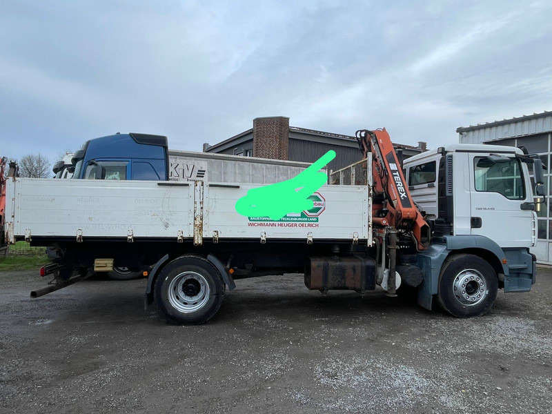 MAN TGM 18.240PS 4x2 3.S-Kipper mit Kran - Savivartis sunkvežimis, Sunkvežimis su kranu: foto 2 MAN TGM 18.240PS 4x2 3.S-Kipper mit Kran - Savivartis sunkvežimis, Sunkvežimis su kranu: foto 2