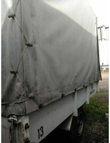 MEUSBURGER Moessbauer Hänger mit Flaschenzug /Kran/Ladehilf - Tentinė priekaba: foto 2 MEUSBURGER Moessbauer Hänger mit Flaschenzug /Kran/Ladehilf - Tentinė priekaba: foto 2