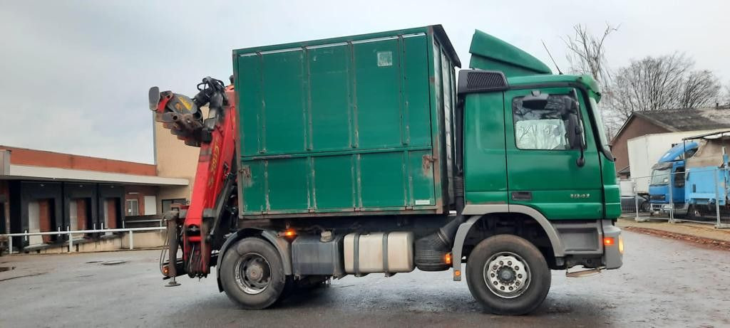 Mercedes-Benz 1841K 4x2 Actros Kipper mit Kran+Greifer - Savivartis sunkvežimis, Sunkvežimis su kranu: foto 4 Mercedes-Benz 1841K 4x2 Actros Kipper mit Kran+Greifer - Savivartis sunkvežimis, Sunkvežimis su kranu: foto 4