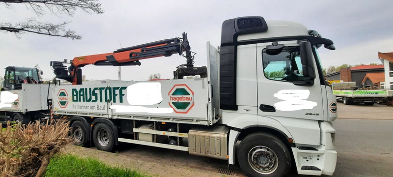 Mercedes-Benz 2545 Actros Pritsche Kran Palfinger PK21001 - Platforminis/ Bortinis sunkvežimis, Sunkvežimis su kranu: foto 3 Mercedes-Benz 2545 Actros Pritsche Kran Palfinger PK21001 - Platforminis/ Bortinis sunkvežimis, Sunkvežimis su kranu: foto 3