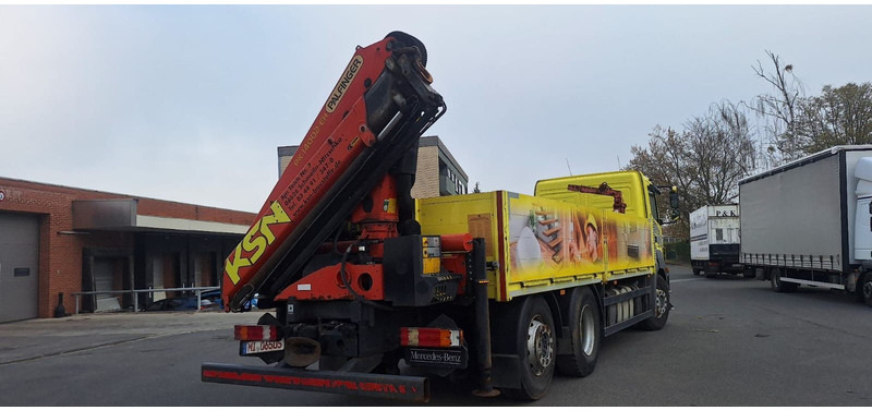 Mercedes-Benz 2636 Axor 3-Achser 6x2 mit Kran PK14002+Funk - Platforminis/ Bortinis sunkvežimis, Sunkvežimis su kranu: foto 5 Mercedes-Benz 2636 Axor 3-Achser 6x2 mit Kran PK14002+Funk - Platforminis/ Bortinis sunkvežimis, Sunkvežimis su kranu: foto 5