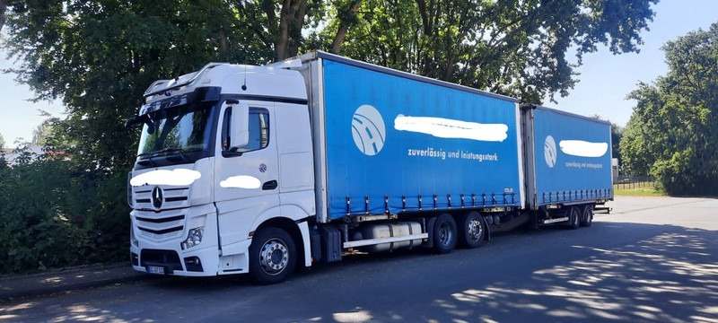 Mercedes-Benz 2642 Jumbozug Mit Hänger - Tentinis sunkvežimis: foto 4 Mercedes-Benz 2642 Jumbozug Mit Hänger - Tentinis sunkvežimis: foto 4